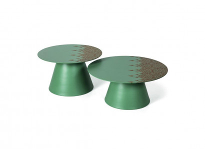 Design Tisch Couchtisch Set 2x Wohnzimmer Edelstahl Moderne Luxus Tische